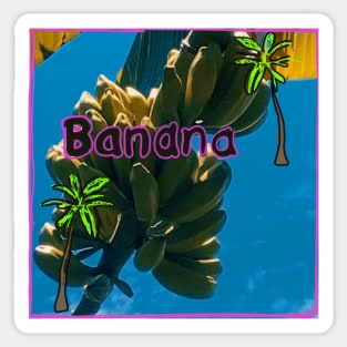 Banana t design Sticker